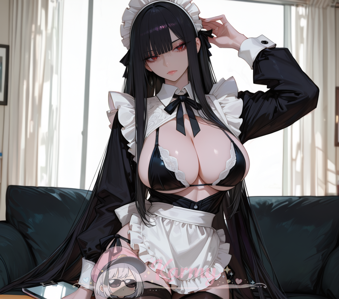 Evidence cover photo — Lina in her maid uniform